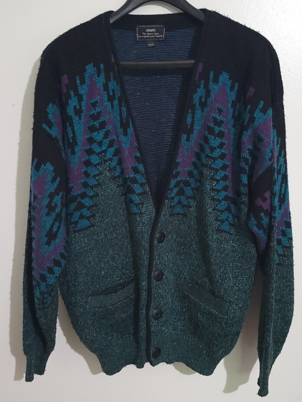 Vintage Sears Cardigan Sweater Size L